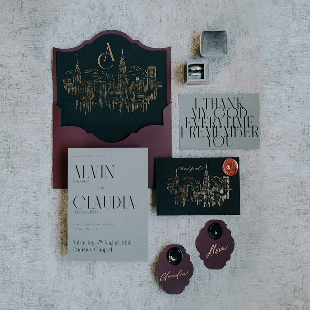 Custom Wedding Invitation