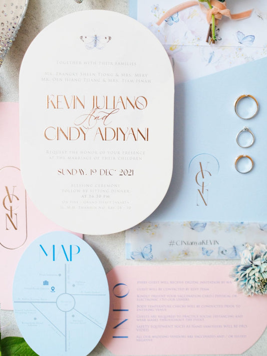 Unveiling the Beauty of Calligraphy Invitations | Kevin & Cindy