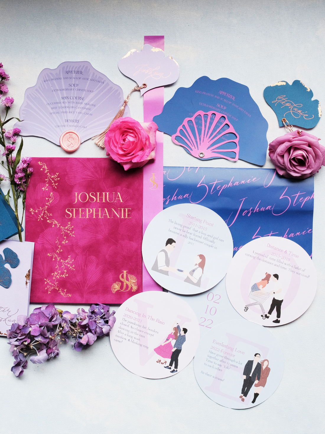 Custom Wedding Invitation | Joshua & Stephanie