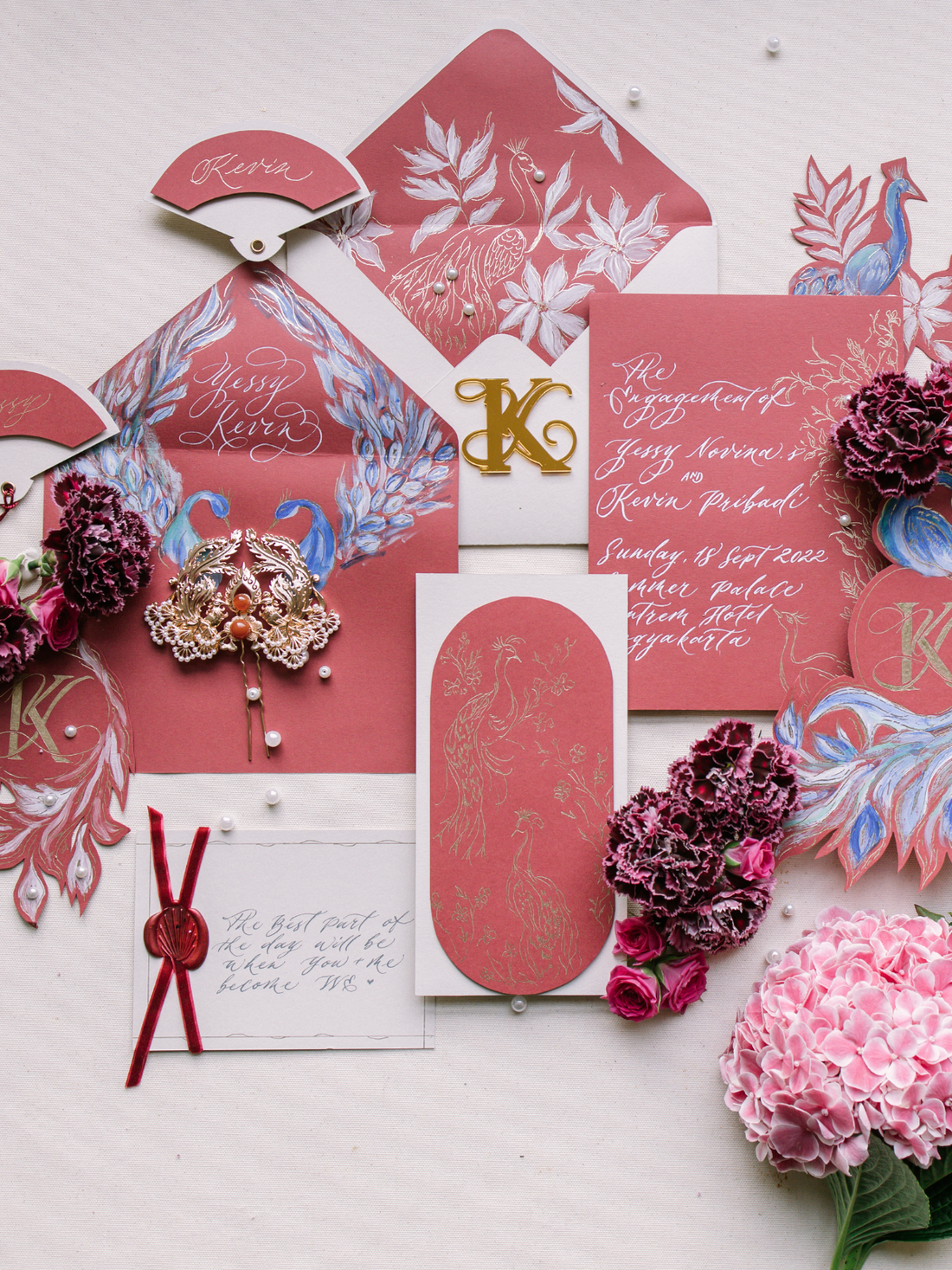 Custom Wedding Invitation | Kevin & Yessy