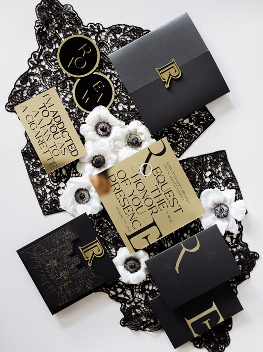 Custom Wedding Invitation | Romy & Evi