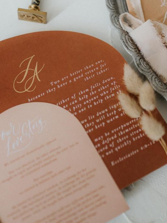 Custom Wedding Invitation | Jeffry & Abigail