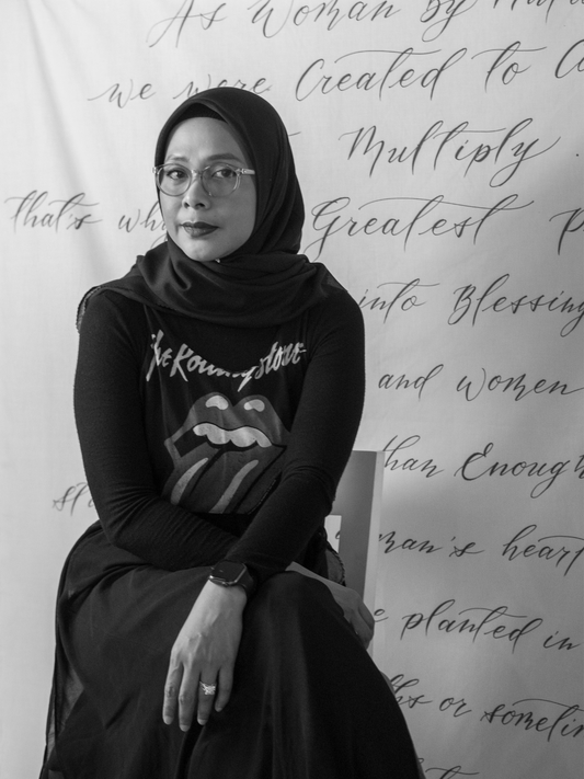 Personalized backdrop adorned with Exquisite Calligraphy