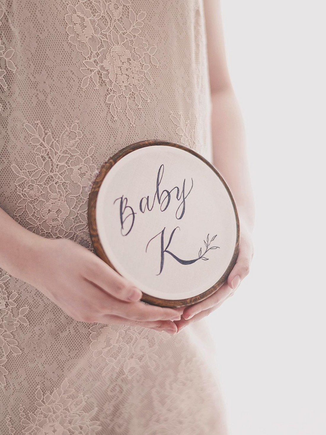 Maternity Styling Shoot | Baby Signboard & Calligraphy Backdrop