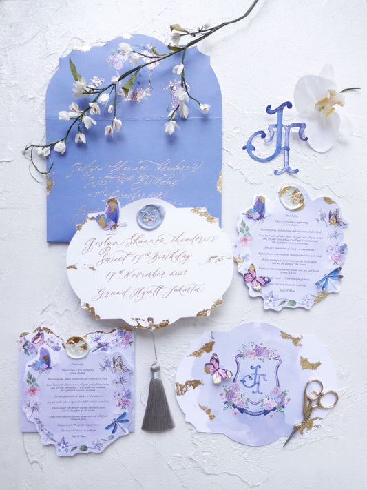 Birthday Calligraphy Keepsake | Jeslyn Sweet Seventeen