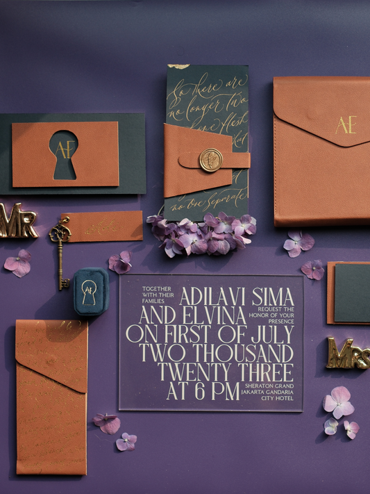 Custom Wedding Invitation | Adilavi & Elvina