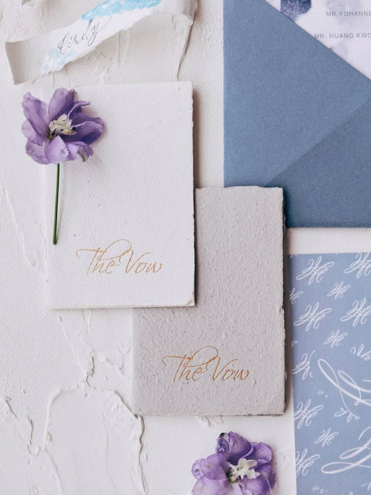 Handmade Calligraphy Keepsake | Felix Randy & Cindy Iskandar