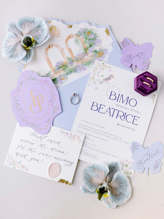 Custom Wedding Invitation | Bimo & Beatrice