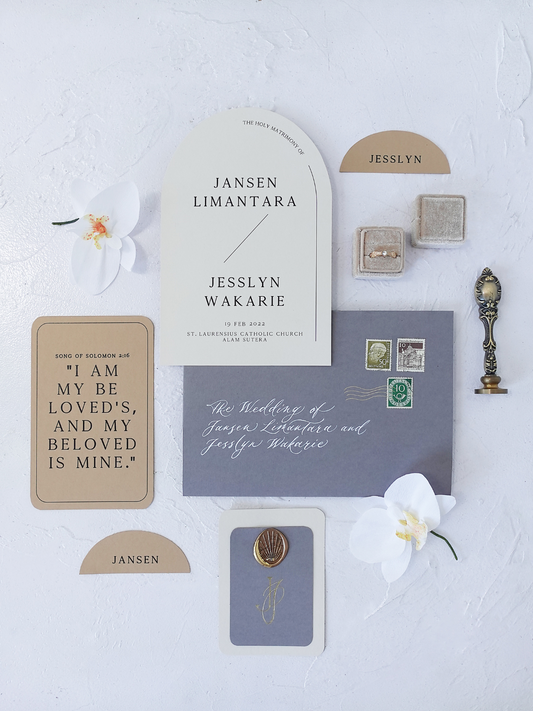 Custom Wedding Invitation | Jansen & Jeslyn