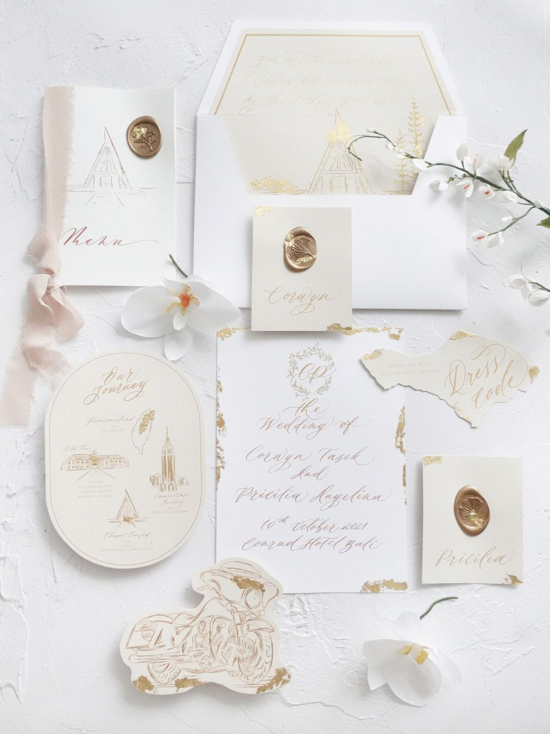 Handmade Invitation Keepsake | Corwyn & Pricil