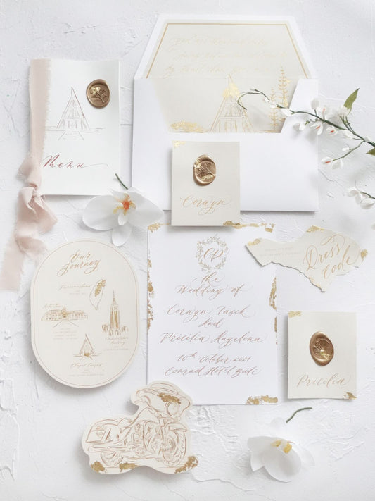 Handmade Invitation Keepsake | Corwyn & Pricil