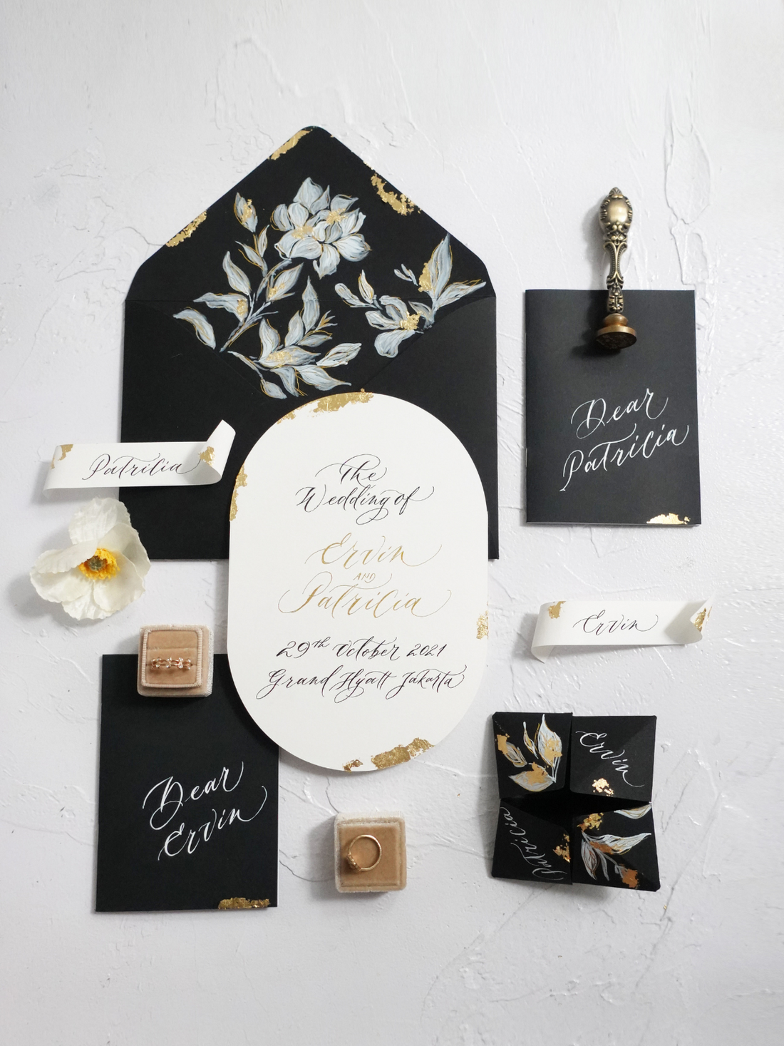 Custom Wedding Invitation | Ervin & Patricia