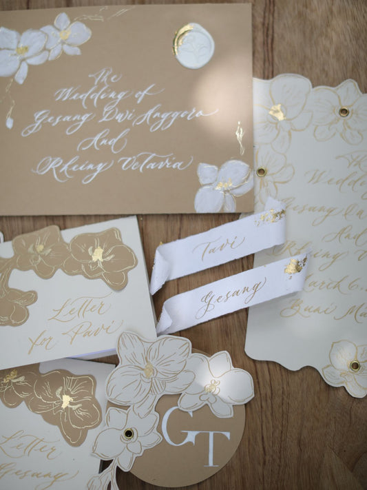 Handmade Calligraphy Keepsake | Tavi & Gesang