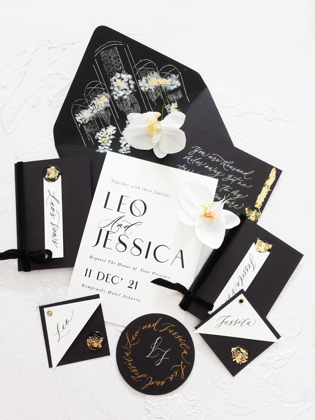 Custom Wedding Invitation | Leo & Jessica